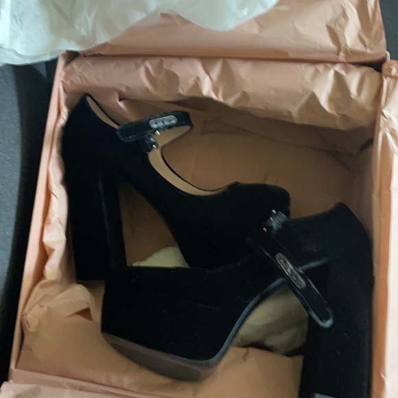 MIU MIU Velvet Platform Mary Janes - brand new!! - Picture 6 of 8